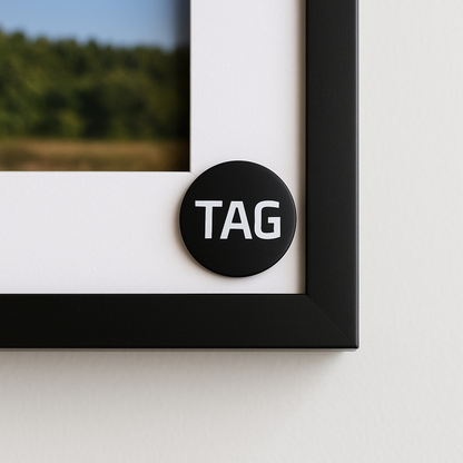 MemoryTag Classic an Bilderrahmen